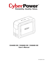 Cyber Power DX400E-DE User manual