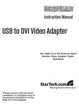 StarTech.com USB2DVIMM6 User manual