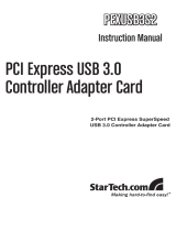 StarTech.com PEXUSB3S2 User manual