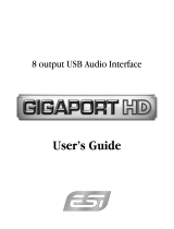 ESI GIGAPORT HD User guide