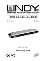 Lindy USB 2.0 Docking Station VGA User manual