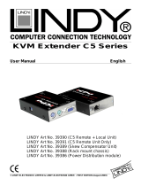 Lindy KVM Extender C5 Junior REMOTE Einheit User manual