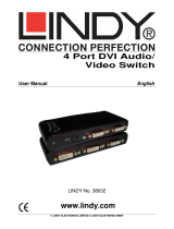 Lindy 4-Port DVI User manual