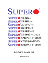 Supermicro X7SPA-HF User manual