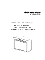 Metrologic MS7820 Solaris User manual