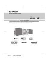 Sharp XLMP15H User manual