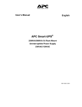 APC 2200VA 3U User manual