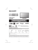 Sharp LC 52SB57UN User manual
