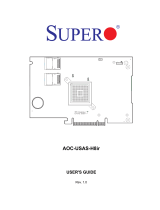 Supermicro AOC-USAS-H8IR User manual