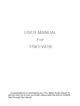 Mach Trio V818 User manual