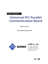 Sunix PAR5008AL User manual