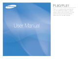 Samsung PL80 PURPLE User manual