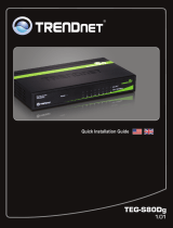 Trendnet TEG-S80Dg User manual