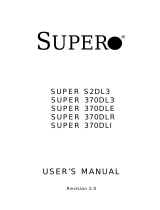 Supermicro SUPER 370DLR User manual