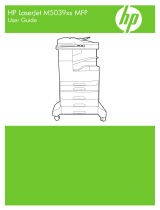 HP LaserJet Enterprise M5039xs Multifunction Printer User guide