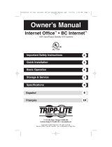 Tripp Lite INTERNETOFFICE-500 Owner's manual