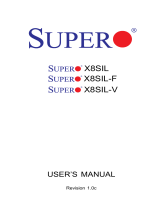 Supermicro MBD-X8SIL-F User manual