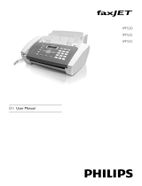 Philips FAXJET 520 User manual