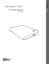 Western Digital MY PASSPORT ELITE User manual