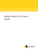 Symantec Norton Ghost 15.0 User manual