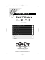 Tripp Lite Digital UPS 200703079 User manual