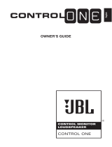 JBL Control One Owner's manual