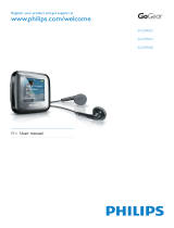 Philips SA2SPK08SN/02 User manual