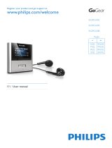 Philips SA2RGA02R/97 User manual