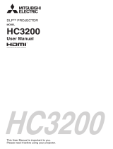 Mitsubishi DLP HC3200 User manual