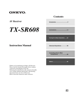 Pure Acoustics AV-1080 Owner's manual