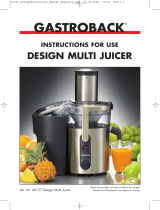 Gastroback 40127 Operating instructions