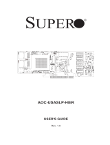 Supermicro AOC-SASLP-H8IR User guide