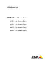 Axis M1113-E User manual
