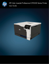 HP Color LaserJet CP5220 Series Owner's manual