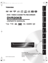 Toshiba DVR20DTKB Owner's manual