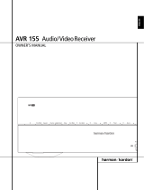 Harman Kardon AVR 155 User manual