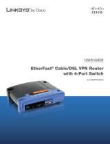 Linksys BEFVP41 - EtherFast Cable/DSL VPN Router User manual