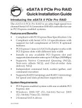 SIIG eSATA II PCIe Pro RAID Installation guide