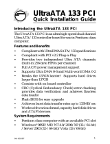 SIIG UltraATA 133 PCI RAID User manual