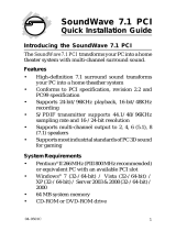 SIIG SoundWave 7.1 PCI Installation guide