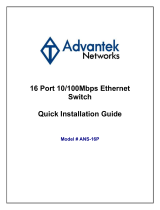 Advantek Networks ANS-16P Installation guide