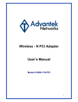 Advantek Networks AWN-11N-PCI User manual