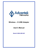 Advantek Networks AWN-USB-54R User manual