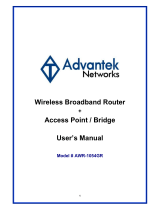 Advantek Networks AWR-1054GR User manual