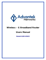 Advantek Networks  AWR-654GR User manual