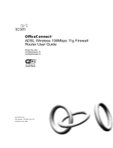 Hewlett Packard Enterprise V105 Cable/DSL Wireless-G Router (LA) User manual