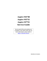 Acer Aspire M5711 User manual