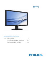 Philips 191V2SB User manual