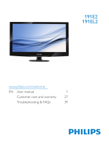 Philips 191E2SB1/00 User manual