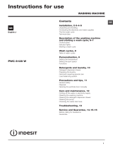 Indesit PWC 8128 W Datasheet